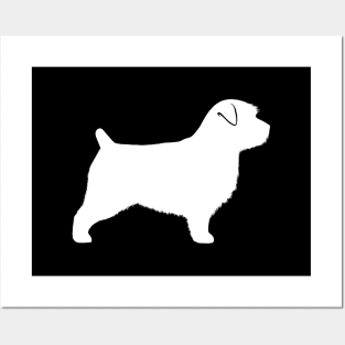 Norfolk Terrier Silhouette Posters and Art